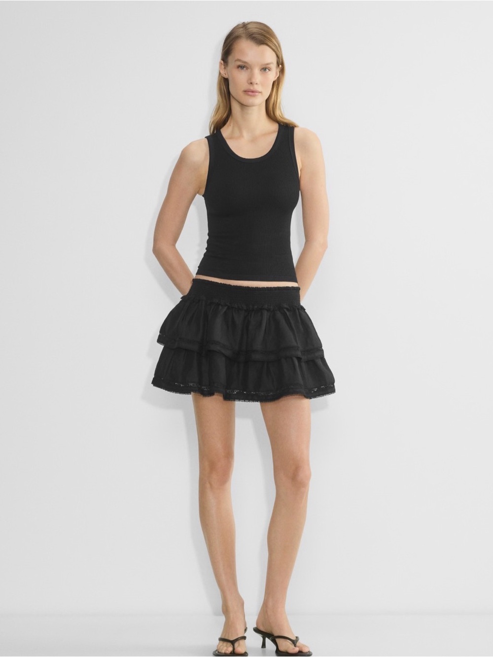 Sunday Best Black Pixie Skirt